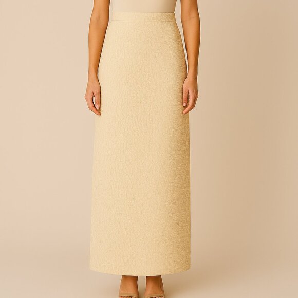 Vestida Sweet Sensation Ivory Lace Overlay Maxi Skirt Party Wedding Size L - Picture 1 of 5